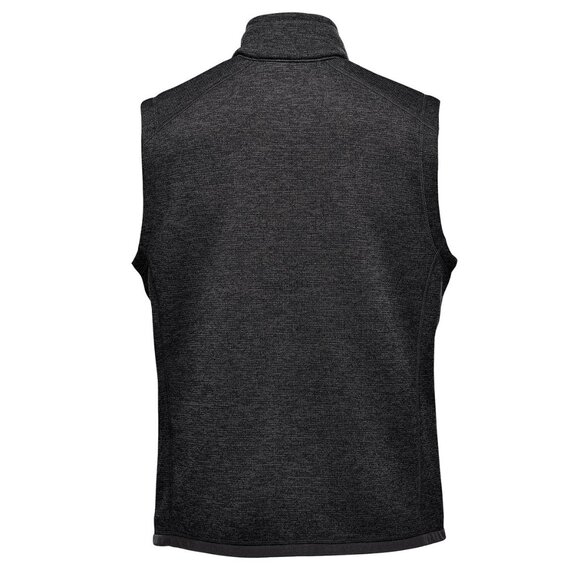 Stormtech Men's Vest Sleeveless Sweater Full Zip Mock Neck Black Heather Size S - Picture 2 of 10